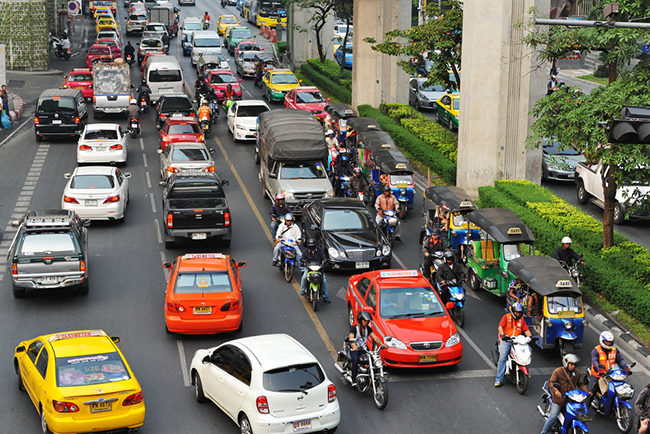 traffic jam Bangkok