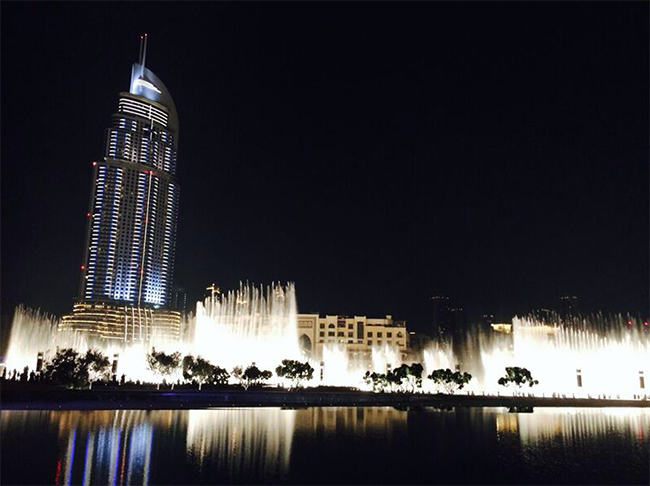 Dubai show de luzes