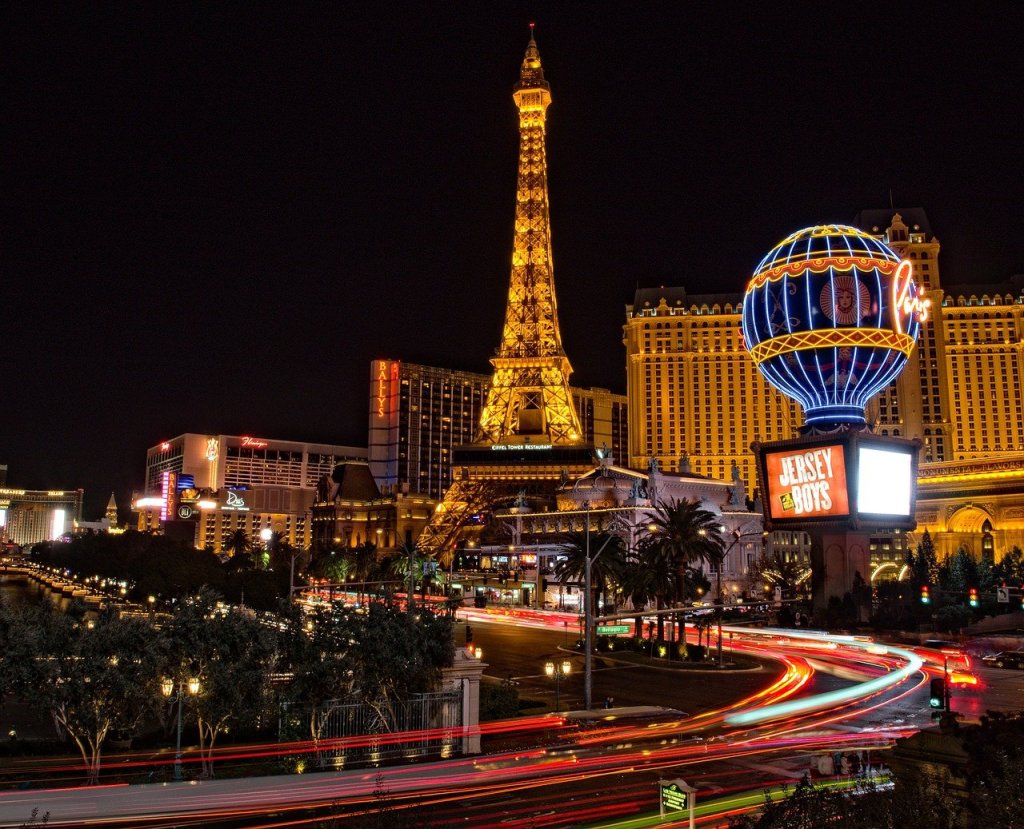 Las Vegas Strip à noite
