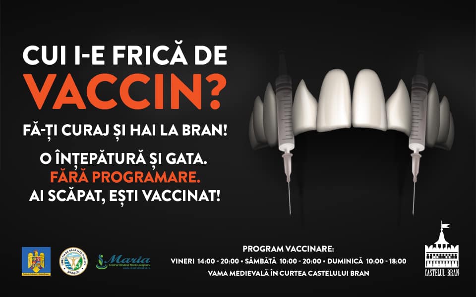 Campanha de vacinação no castelo de Drácula, na Romênia