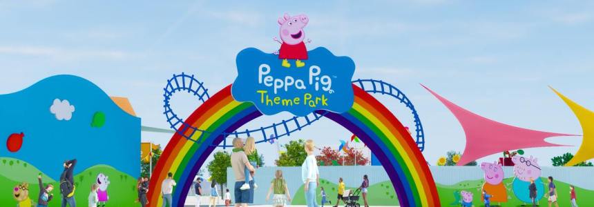 Conheça o parque temático da Peppa Pig na Flórida, previsto para 2022