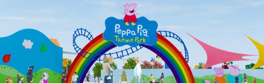 Crianças terão diversão garantida com atrações e playgrounds inspirados no famoso desenho da porquinha cor-de-rosa