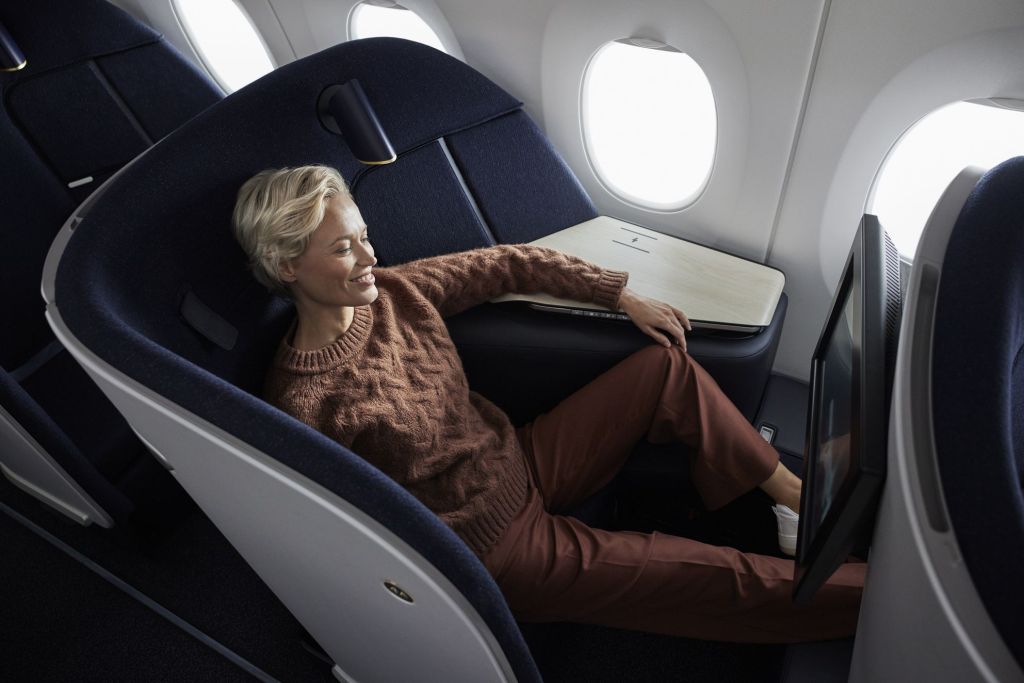 Airline launches non-reclining business class seats