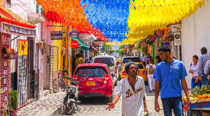 As cores de Cartagena das Índias