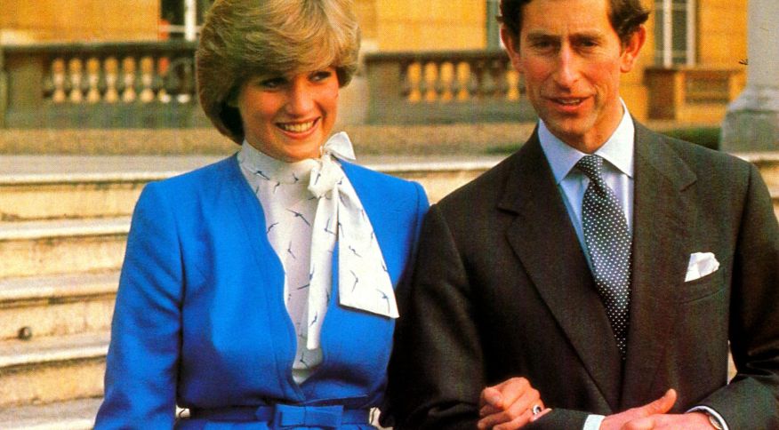 Princesa Diana e Príncipe Charles em 1981, ano do casamento real. O casal visitou o Brasil 10 anos depois