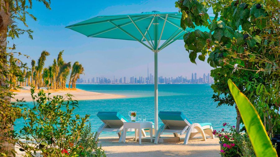 Dubai’s luxury island where every room opens onto a private beach
